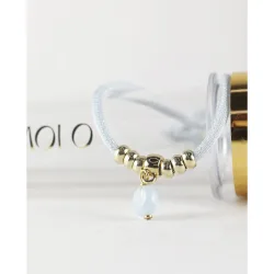 Collar Dué Poder Calma con calcedonia