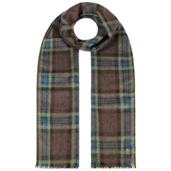 Marzio Wool Check Scarf Zechbauer by - taupe - Female - Size: One Size