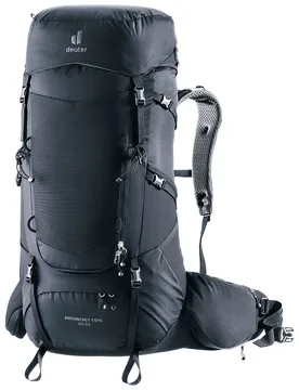 Sac à dos de trekking - Aircontact Core 50+10 Black - Noir - Deuter - FashionsVida