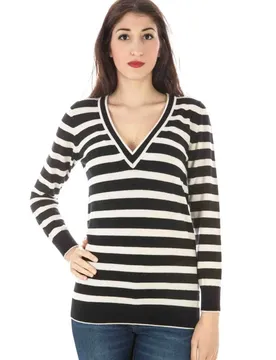 Damen PULLOVER Schwarz 31332091_NERO_0031