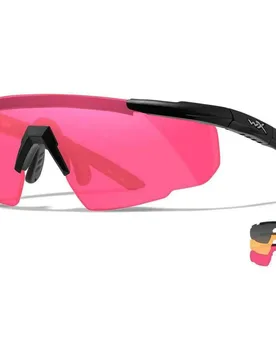 Saber Advanced Polarized Sunglasses Grey / Light Rust / Vermillion / Matte Black One Size Men,Women - Wiley X - FashionsVida