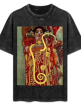 High Resolution Enhanced Gustav Klimt Medicine Hygieia 1907 T-Shirt Stain Resistant Casual Tee - Aliexpress - FashionsVida