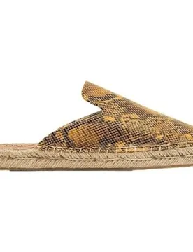 Espadrilles Mule W - Print Snake Caramel 38 Female - Paez - FashionsVida
