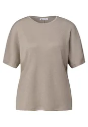 Dropped Shoulder Shirt mit Glitzerdetails female