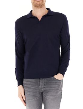 Maglione lana merino BLU NAVY XL