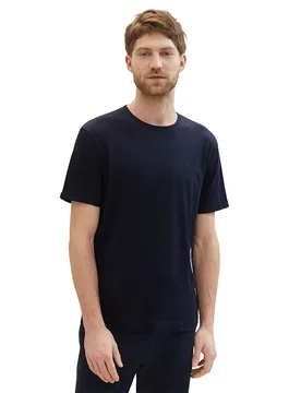 T-shirt à Manches Courtes 1042374 Basic White 3XL - Tom tailor - FashionsVida