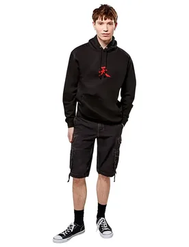 Sweat à Capuche Street Fighter Akuma Reverse Black / Multicolor M unisex - CID - FashionsVida