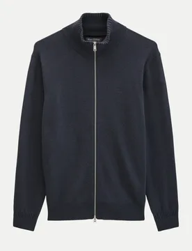 Marc O' Polo mit Stehkragen Blau XL - Marc O'Polo - FashionsVida
