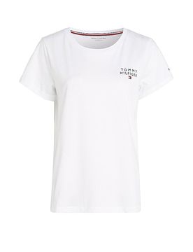 Loungwear T-Shirt weiss S damen