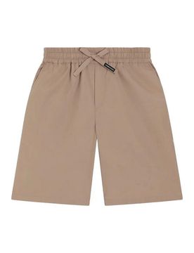 Bermuda In Popeline Con Patch Dg