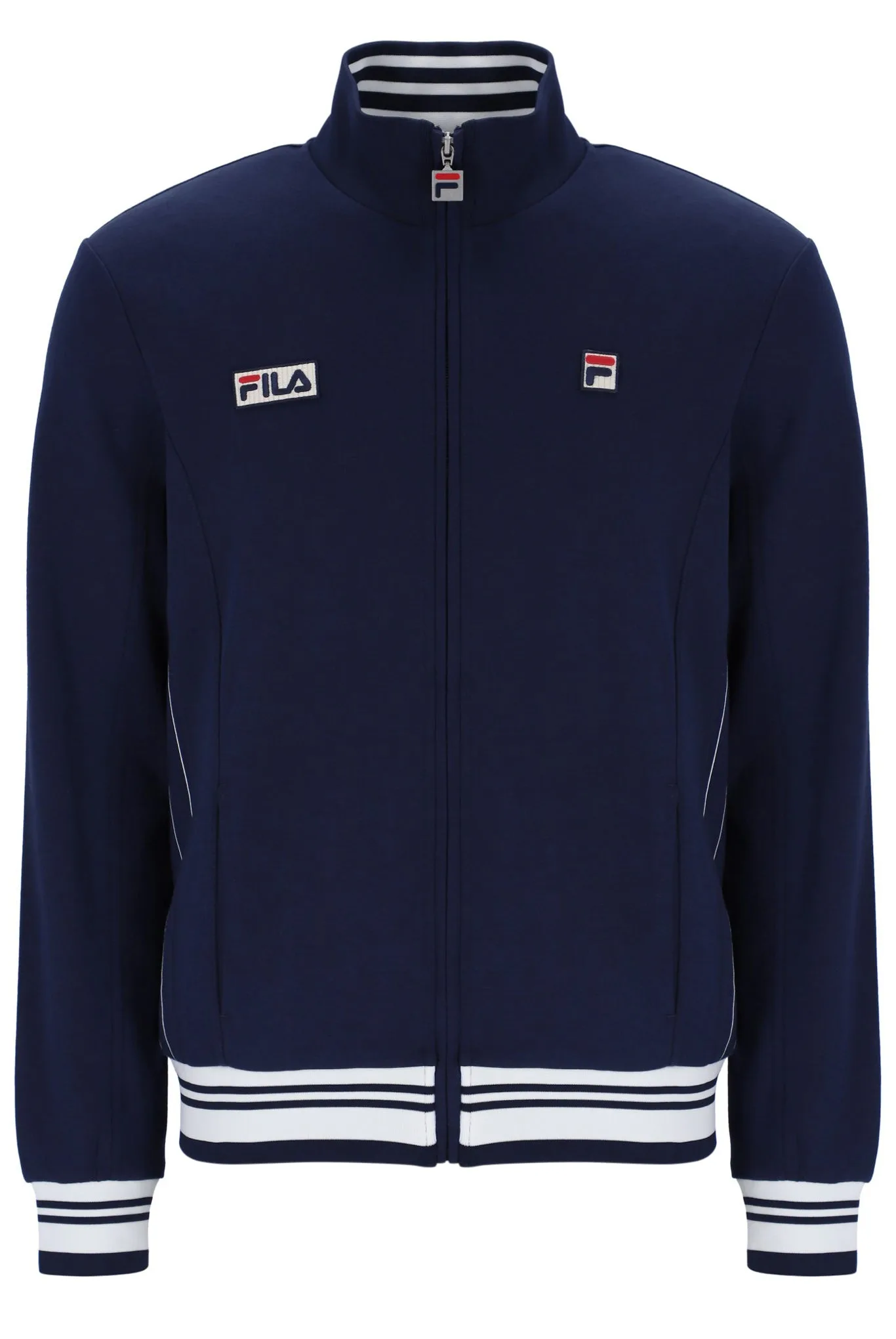 Rupert Ribbed Funnel Neck Jacket - XS - FILA - FashionsVida