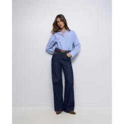 Vaqueros faith push in wide de mujer