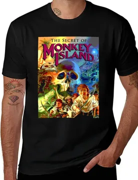The Secret of Monkey Island T-Shirt Work Short Sleeve Cotton Top - Aliexpress - FashionsVida