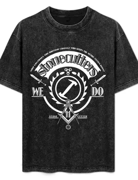 Stonecutters T-Shirt Daily Wear Plain Short Sleeve Shirt - Aliexpress - FashionsVida