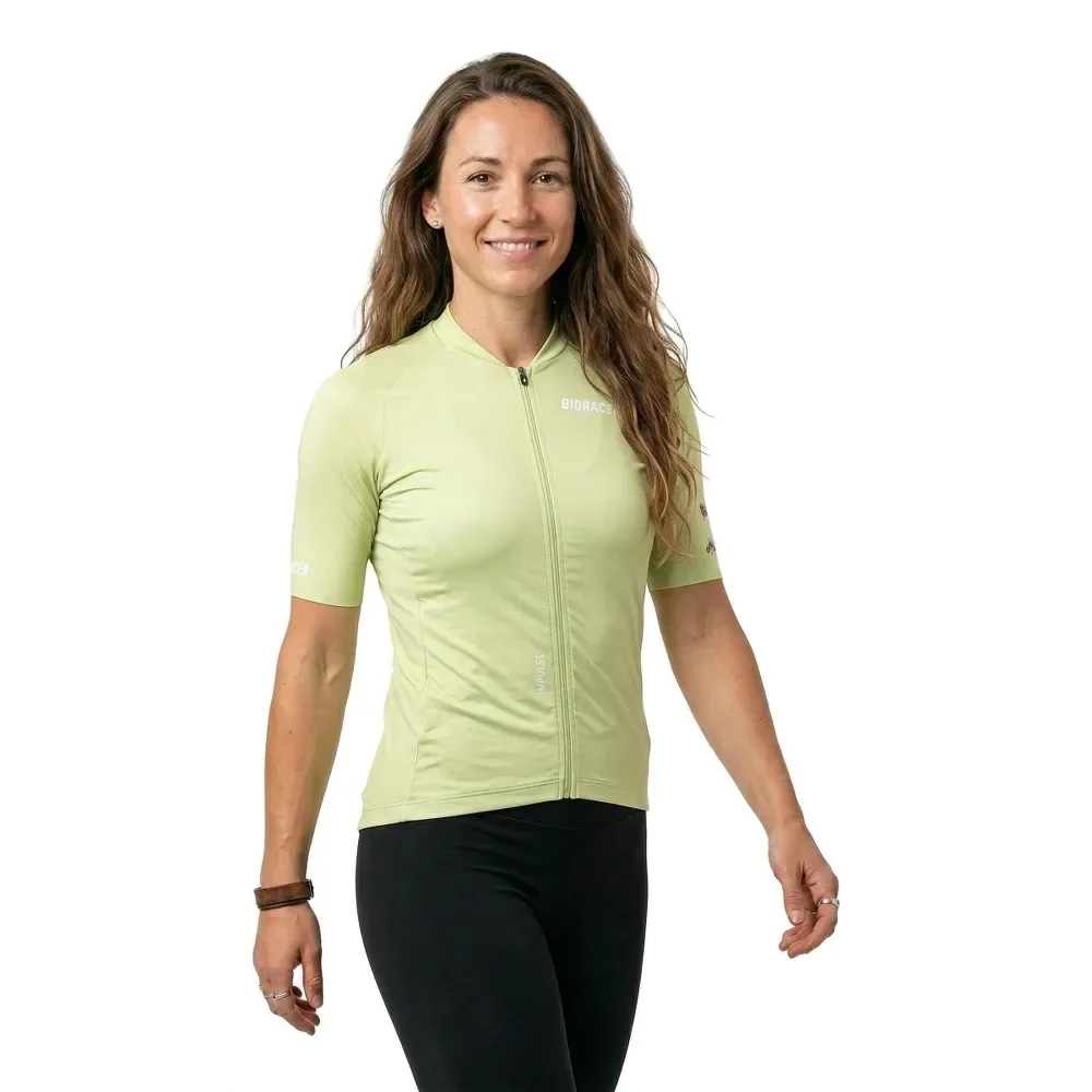 Maglia A Maniche Corte Icon Impulse Pistachio Milk - Bioracer - FashionsVida