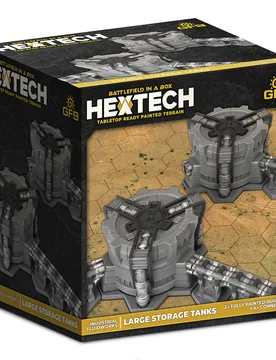 Battlefield in a Box Hextech: Industrial Fluidworks - Large Storage Tanks - Gale Force Nine - FashionsVida