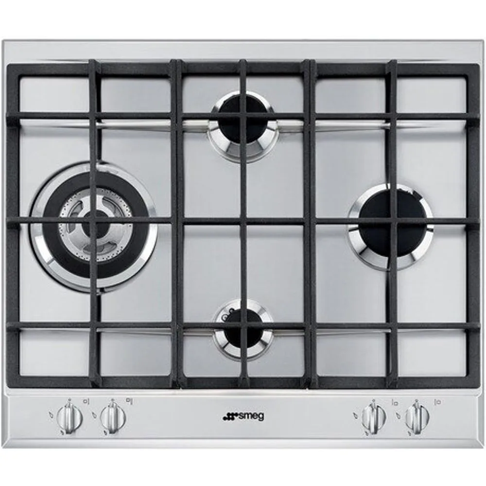 Placa gas 4 quemadores - SLR64SGH - Smeg - FashionsVida