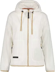 Fleece Pullover mit Reißverschluss Aalet W Blanc Casse für Damen Größe XL Weiß
