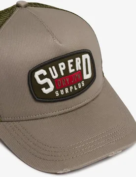 Superdry Damen Dirt Road Trucker-kappe aus Cord Navy - Größe: 1Größe - 34.99 - FashionsVida