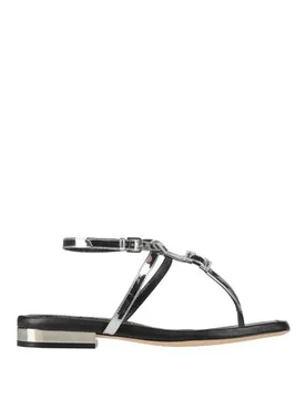 Zehentrenner Damen Silber 36,36.5,37.5,38,39,39.5,40.5 Damen - Sergio Rossi - FashionsVida