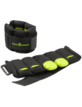 Aquaweights Aquatic Bracelet Wrist/ankle Black One Size unisex - Mad Wave - FashionsVida