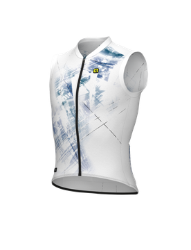 Maglia ciclismo senza maniche PR-E MIRROR bianco 2026