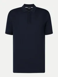 Strick-Poloshirt Vascor Blau S
