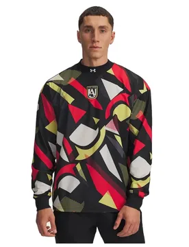 T-shirt à Manches Longues 96 Terrace Goalie Gray / White S - Under armour - FashionsVida