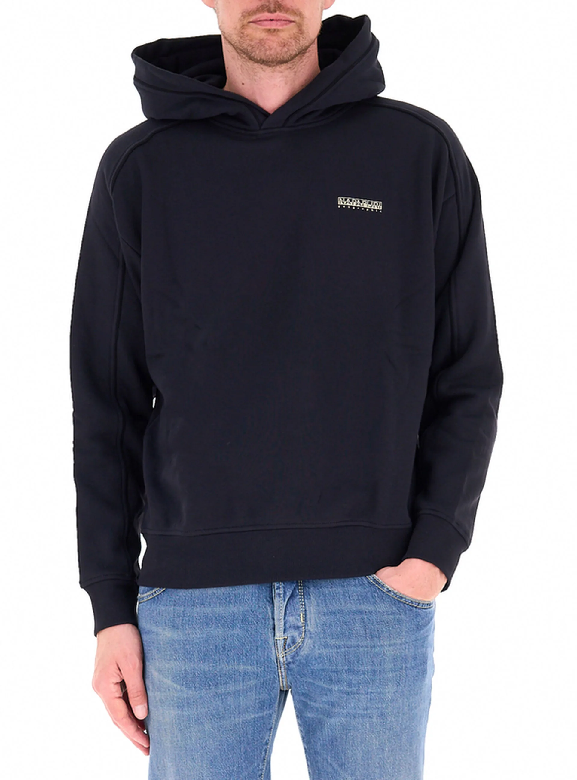 Felpa con cappuccio NERO XL - Napapijri - FashionsVida