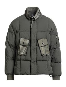 Plumífero y acolchado Hombre Verde oscuro S Hombre