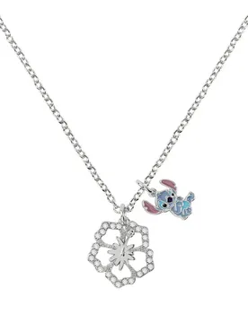 Pendentif Disney Stitch Silver / Blue One Size unisex