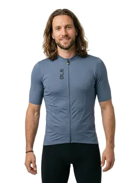Maglia A Maniche Corte Pragma Color Block Steel Blue - Ale - FashionsVida