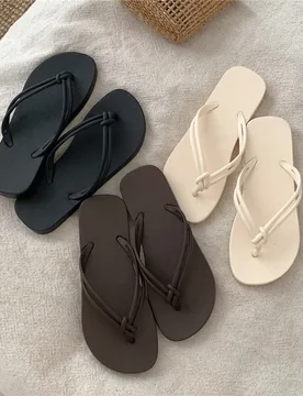 Men Women Couple Summer Flip Flops Non Slip Soft Sole Sandals Solid Color Beach Outdoor Shower Slides Slippers Shoes - Aliexpress - FashionsVida