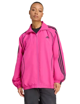 Adicolor Damen Trainingsoberteile - Rosa - Größe 40 - Poly Mesh Pink 40 - Adidas - FashionsVida