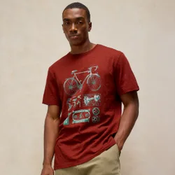 Abersoch Graphic Tee - Red