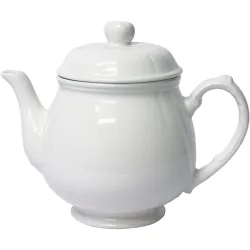 Tetera Naranco Blanco