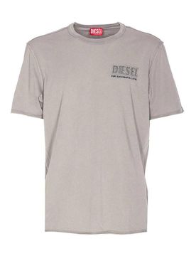 Diesel T-shirt grigia T-Rawjust-V1