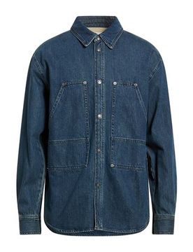 Camisa vaquera Hombre Azul marino S Hombre