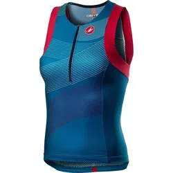 Maglia Da Triathlon Senza Maniche Free Marino Blue / Multicolor