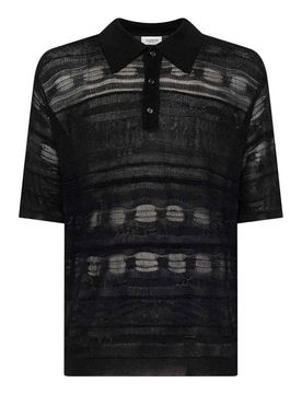 Laneus Polo lavorata a maglia