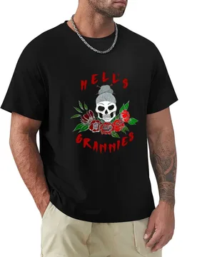 Hell's Grannies T-Shirt Luxury man fashion shirts vintage clothing for men - Aliexpress - FashionsVida