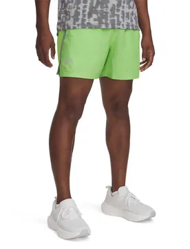 Launch 5´´ Shorts Cyber Green / Silica Green / Reflective XL Men - Under armour - FashionsVida