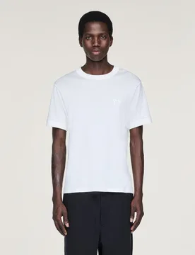 Y-3 Slim Short Sleeve Tee L Core White - Adidas - FashionsVida