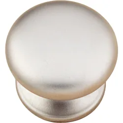 Pomo Zamak Acabado Inox 30 mm