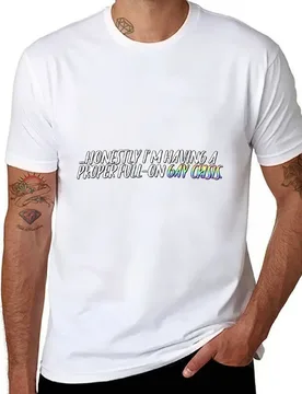 Gay crisis Heartstopper quote T-Shirt t shirt man casual t shirt man luxury T-Shirt - Aliexpress - FashionsVida