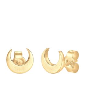 ELLI Pendientes 'Halbmond' oro