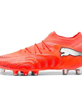 Chaussures De Football Future 9 Ultimate Ag Red / White / Glowing Red / Black EU 46 - Puma - FashionsVida
