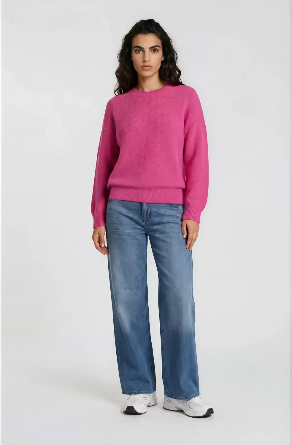 ROUNDNECK PUOVER 1/1 SEEVE femae - L - FashionsVida