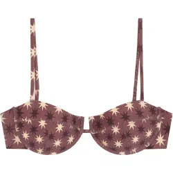Top de bikini Balconette Stella con estructura y foams extraíbles