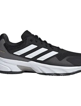 Courtjam Control Clay Shoes Core Black / Cloud White / Grey 4 UK 7 - Adidas - FashionsVida